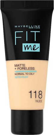 FIT ME FOUNDATION TUBE 30ML 118